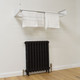 TH-RACK-W-LS02 - Foldable Wall Mounted Towel Hanger 1000mm Wide - White TH-RACK-W-LS02 - Foldable Wall Mounted Towel Hanger 1000mm Wide - White